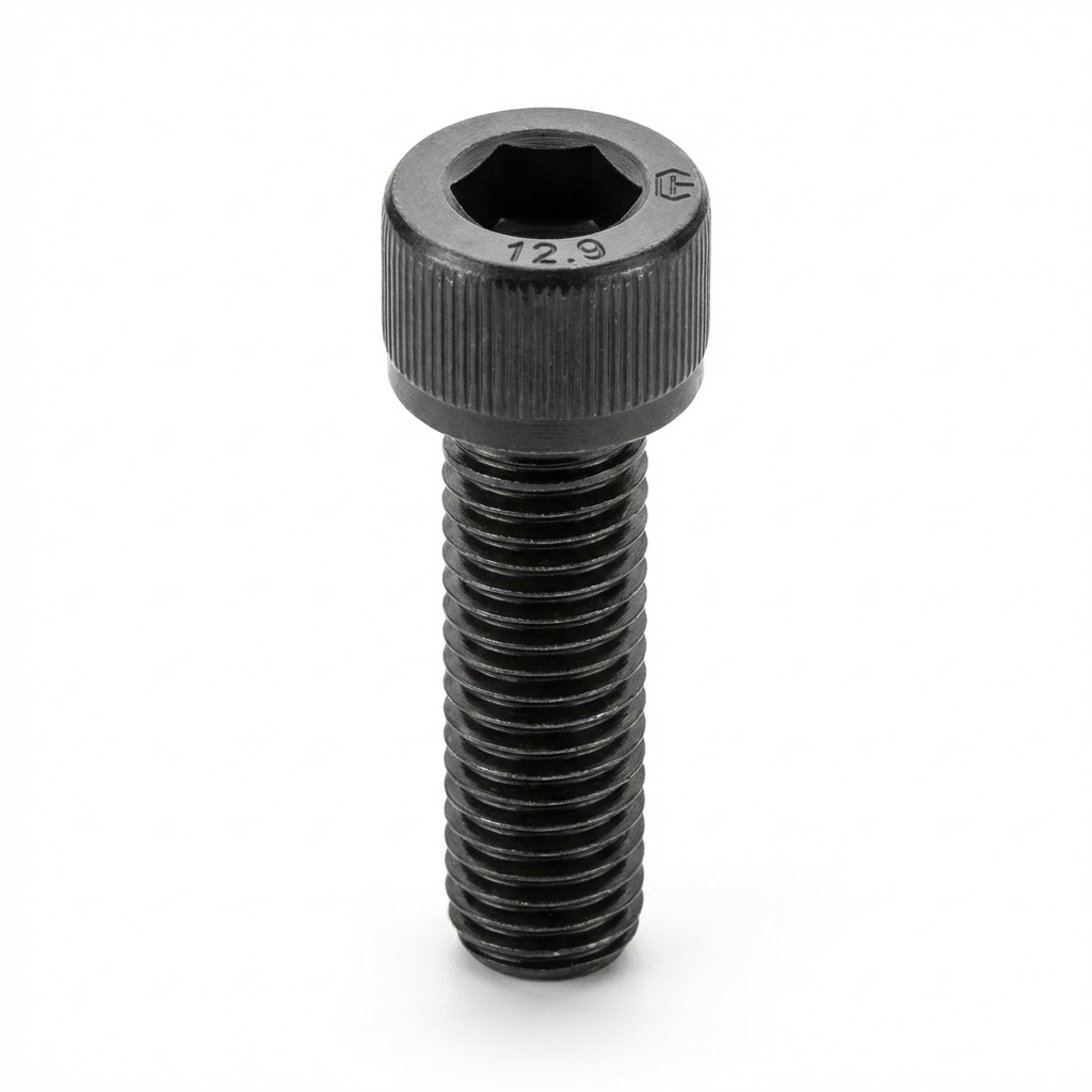 DIN 912 (ISO 4762) Silindir Başlı Altıgen Soket (İmbus) Cıvatalar – 12.9 Kalite Ultra Yüksek Mukavemetli Çelik